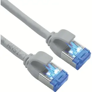 ROLINE tīkla kabelis Cat6a S/FTP (S‑STP) 3 m, RJ‑45–RJ‑45, pelēks