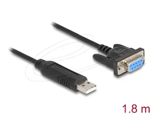 DELOCK USB 2.0 cable model 67382 with USB A connector, 1.8 m, black