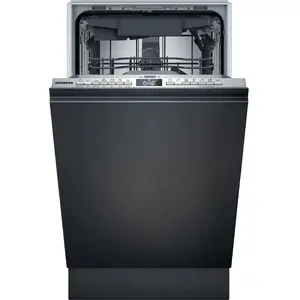 Trauku mazgājamā mašīna Siemens iQ300 SR73EX25ME iebūvējama šaurā 10 komplekti, 45 cm, 44 dB, nerūsējošais tērauds