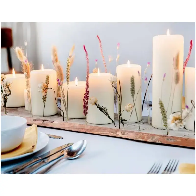 bolsius cylinder candles set 4 pcs Ø120–60 x48 mm Photo 2