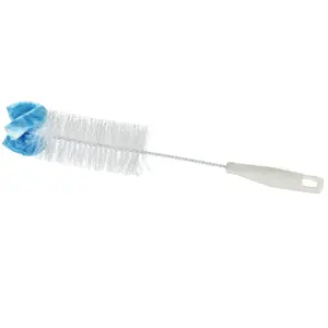 Bottle brush Tescoma 900667 — nylon bristles, plastic handle, 350 mm, white