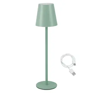 Table lamp Beper P207ILI203 — compact bedside/desk lamp, LED compatible, white finish