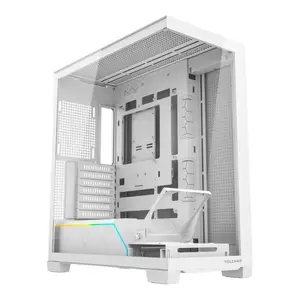 Desktop computer case No name VOLCANO STELLAR PLUS MIDI — white chassis, ATX/Micro-ATX, mid-tower