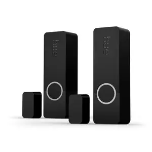 Contact sensor Philips Hue Secure ZigBee wireless CR2 battery black set of 4
