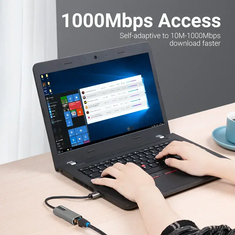 Vention CEWHB USB 3.0-A uz Gigabit Ethernet adapteris Photo 5