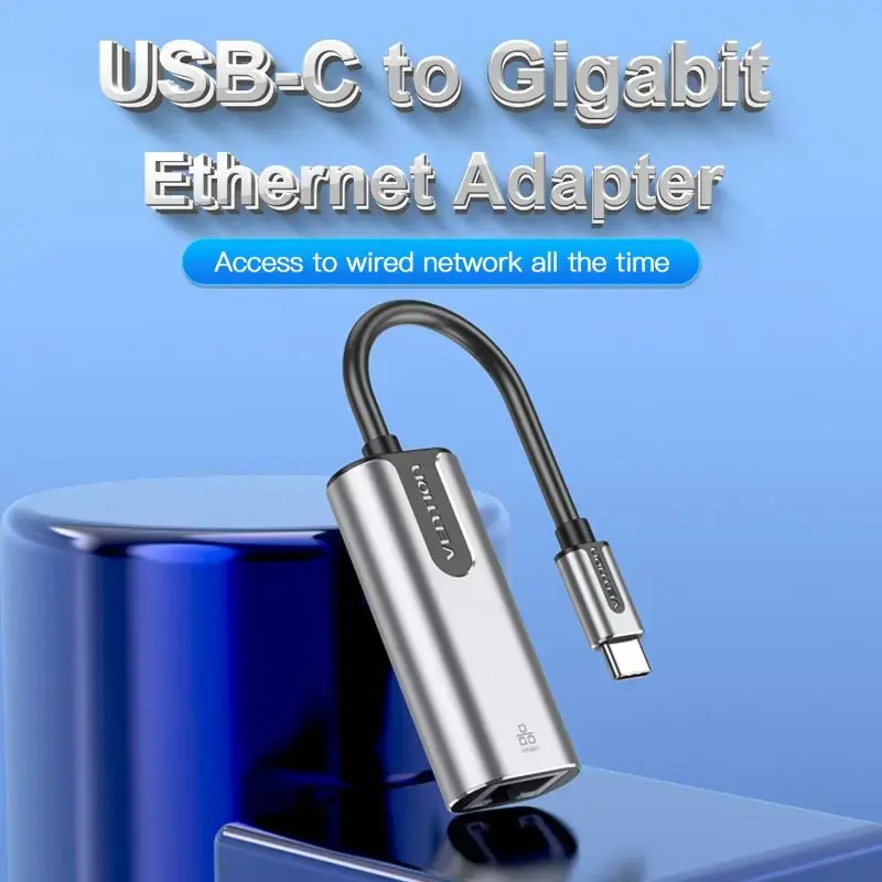 Адаптер Vention CFNHB USB-C на Gigabit Ethernet Photo 2