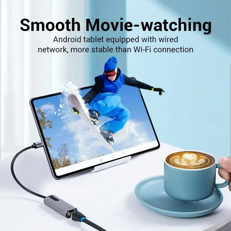 Адаптер Vention CFNHB USB-C на Gigabit Ethernet Photo 5