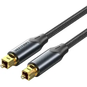 Оптический аудиокабель Vention BAVBJ 5 м — оплётка, алюминиевые разъёмы TOSLINK, диаметр 4,5 мм, чёрный