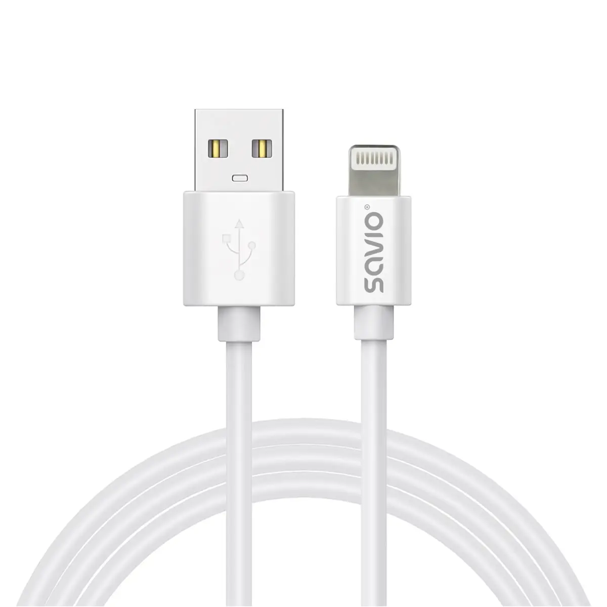Кабель USB 2.0 SAVIO CL-193 — USB A на USB C/Lightning Photo 2