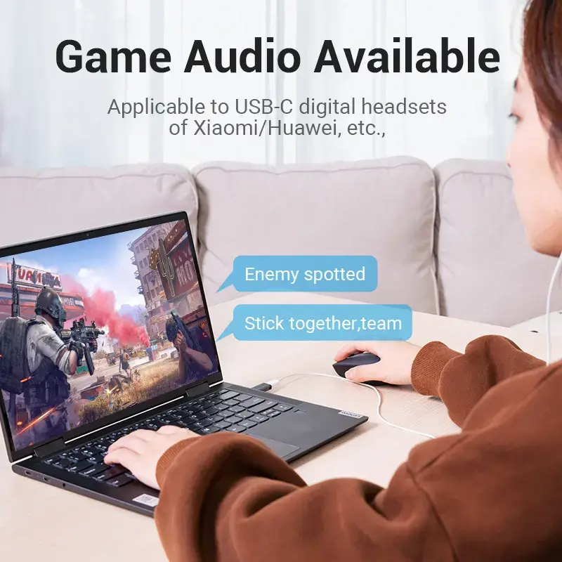 USB 3.0 Male to USB-C Female Adapter Vention CDPH0 Photo 4