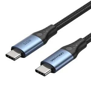 Vention TREBG USB-C to USB-C cable USB 2.0 240W 1.5 m Grey and Blue