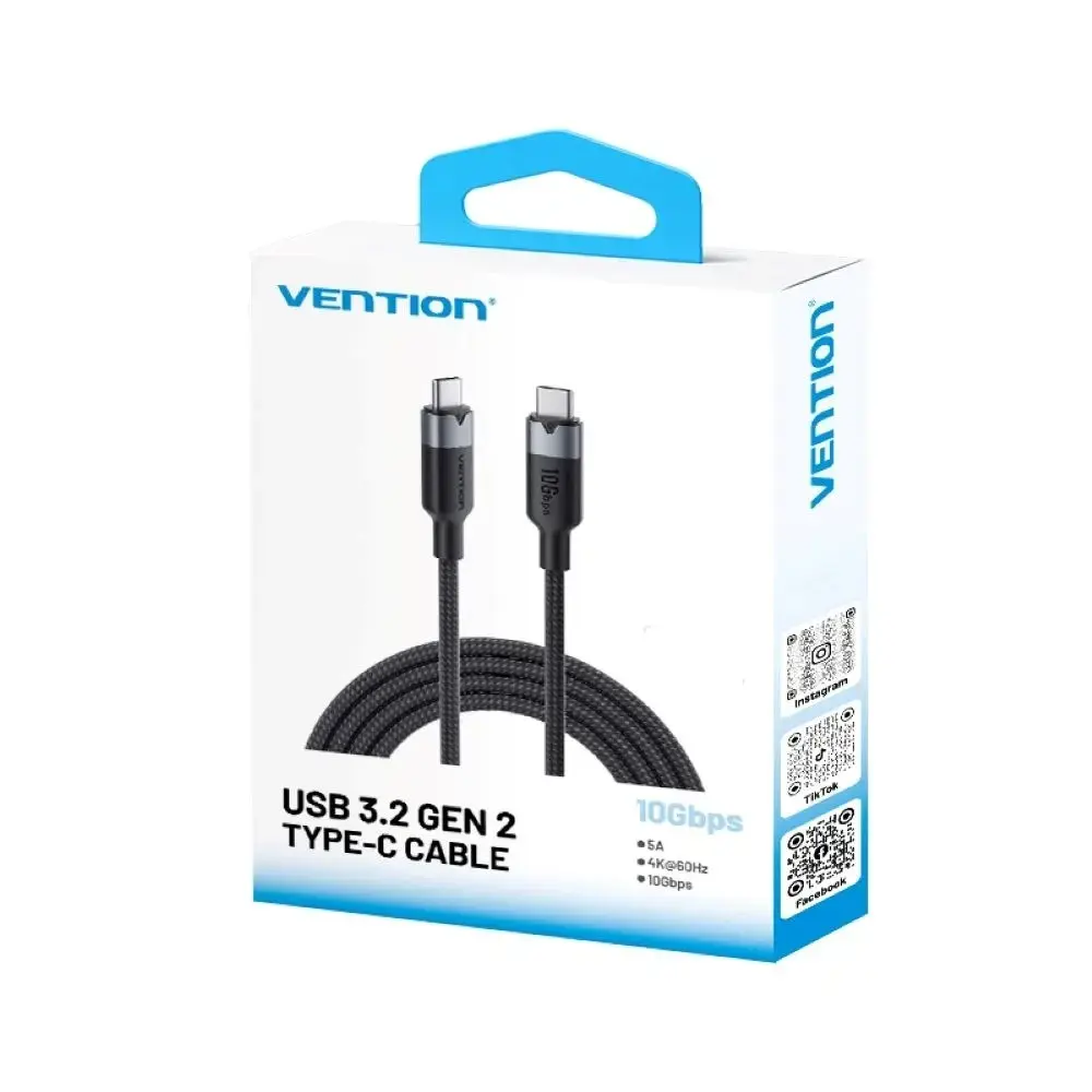 Кабель Vention TRGBF USB-C–USB-C 1 м Photo 4