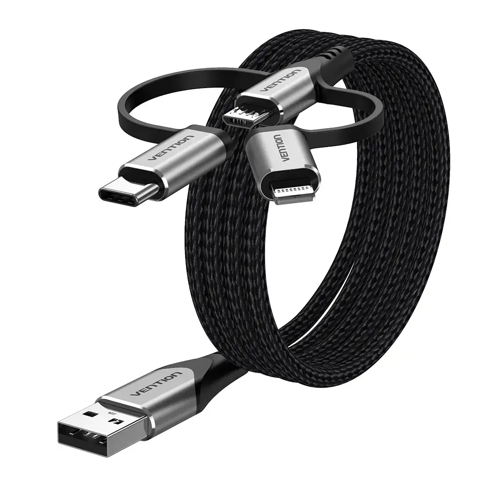Vention USB 2.0 multi‑connector cable 1 m Photo 3