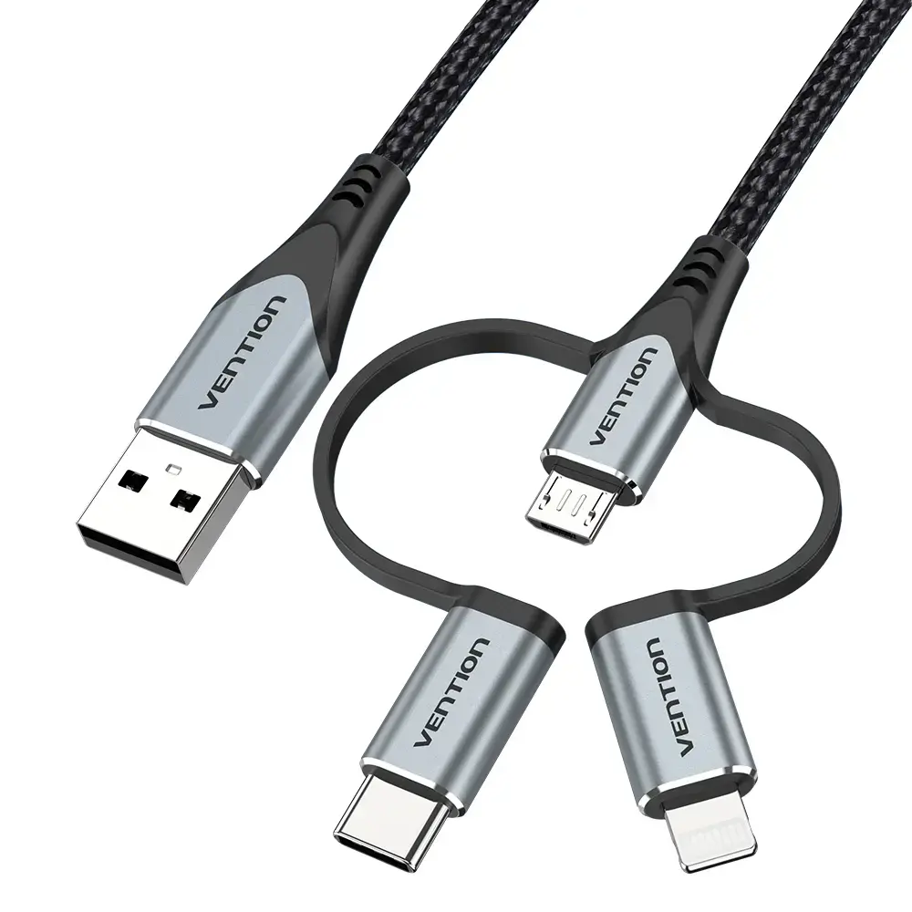 Vention USB 2.0 multi‑connector cable 1 m Photo 4