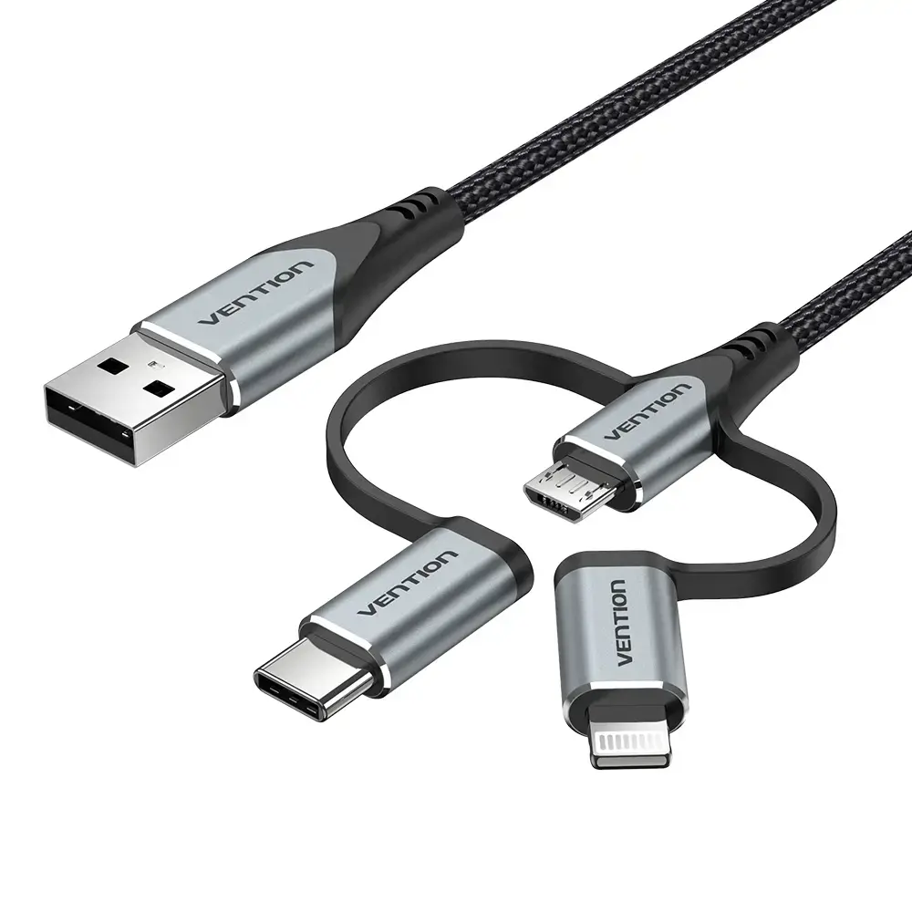 Vention USB 2.0 multi‑connector cable 1 m Photo 6