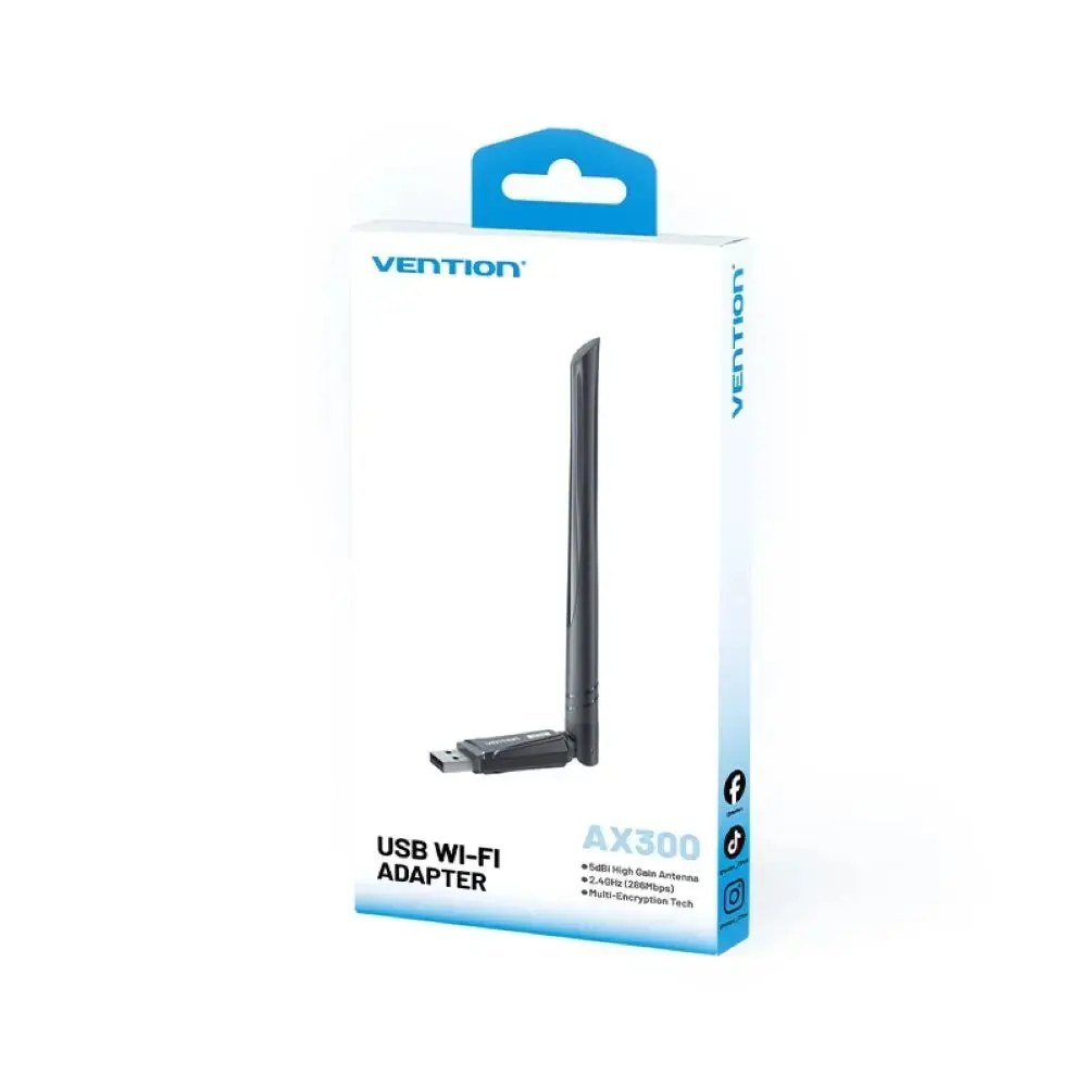 Vention AX300 Wi‑Fi 6 USB сетевой адаптер Photo 4