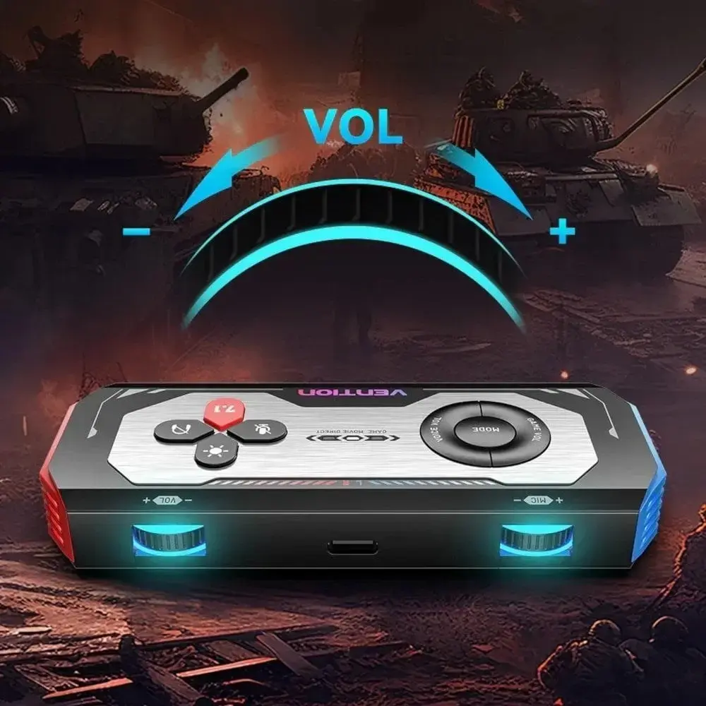 Vention CVAB0 audio pastiprinātājs — kompakts USB spēļu pastiprinātājs Photo 3