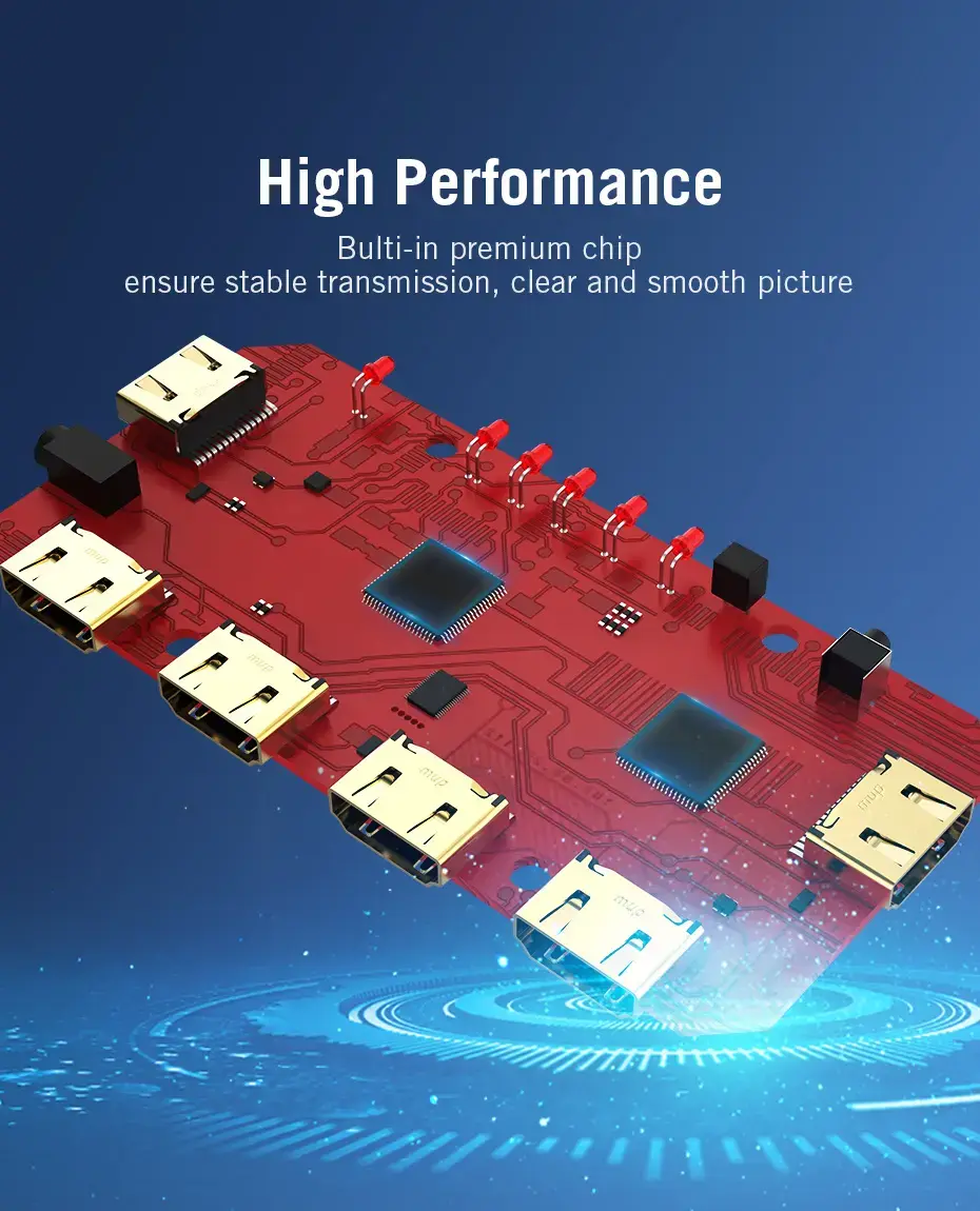 Vention HDMI switcher 5-in-1 to 1 Out ACDG0 Photo 12