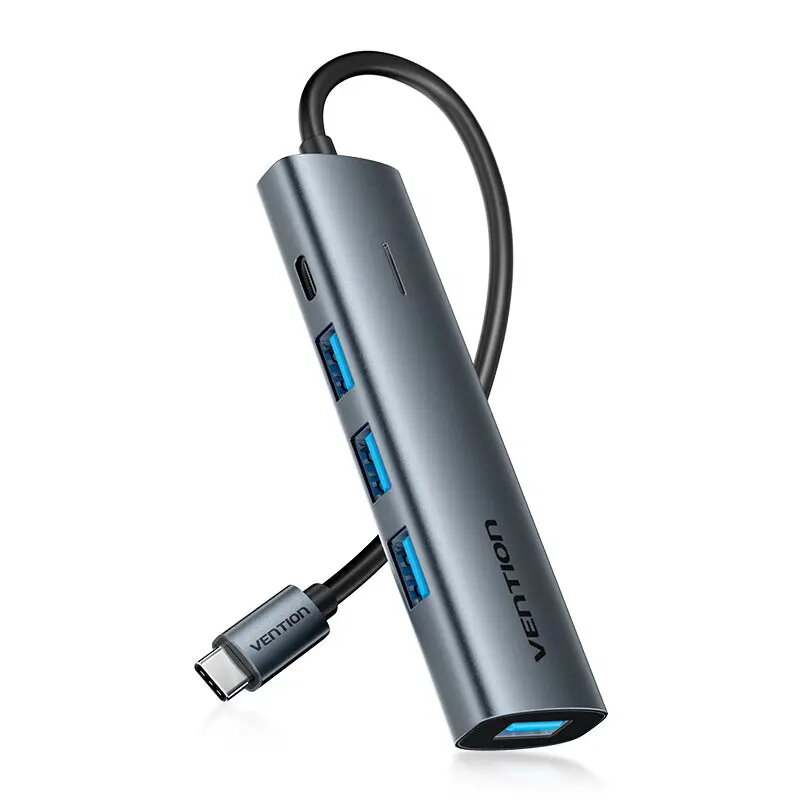 Vention TGZHB Pelēks USB-C 3.0