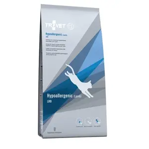 Сухой корм для кошек TROVET LRD Hypoallergenic (с ягнёнком) 2,5 кг — для взрослых, 27% белка, 16% жира, без глютена и сои