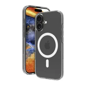 Mobile phone cover dbramante1928 Greenland Pro MS for Apple iPhone 17 — transparent and white
