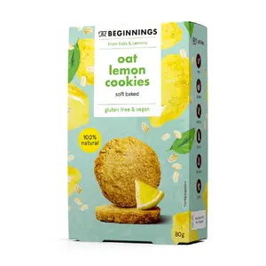 Cookie pack the beginnings Citronu auzu, 80 g — lemon oat cookies