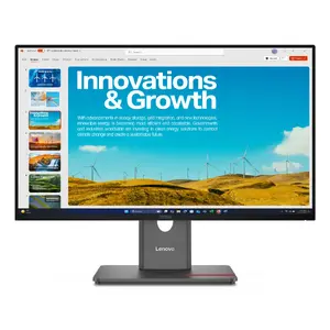 Монитор Lenovo ThinkVision P24QD-40 23,8" (60,5 см) IPS Quad HD 2560×1440, 6 мс, USB-хаб, VESA, регулировка по высоте, черный