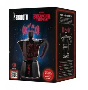 Stovetop espresso maker BIALETTI Moka Express 6-cup – 6 TZ Stranger Things