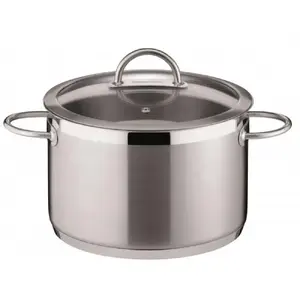 Saucepan Tescoma VISION 7 L, 24 cm with glass lid (AR VĀKU)