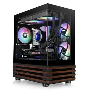 PC Micro Tower Thermaltake View 170 WS ARGB — Micro chassis, Black, supports PS2 PSU, 2x 120 mm side + 1x 120 mm rear fans, 2.5/3.5" HDD