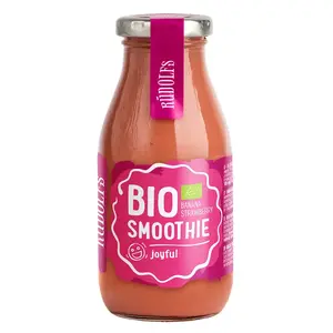 Smoothie Rūdolfs RŪDOLFS BIO strawberry banana "Priekam" 260 ml