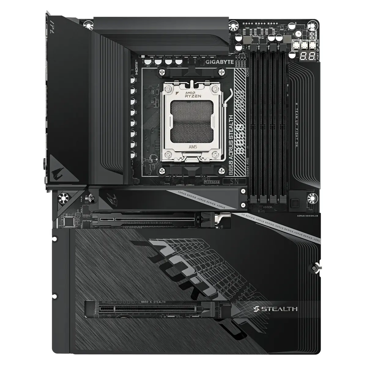 Mātesplate GIGABYTE B850 AORUS STEALTH Photo 2