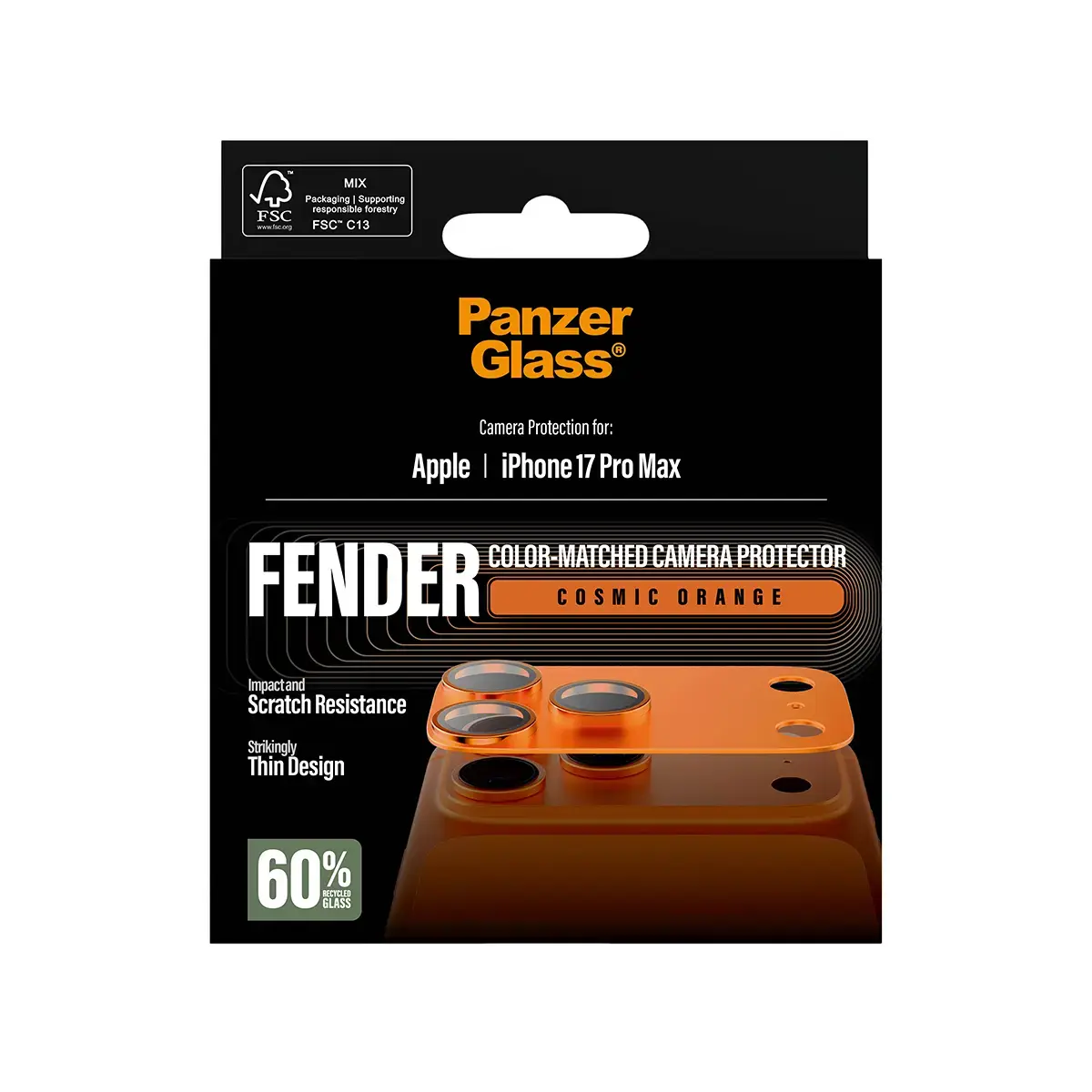 PanzerGlass Fender kamera aizsargs priekš iPhone 17 Pro Max Photo 3