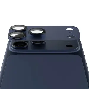 Camera protector PanzerGlass Fender Deep Blue for iPhone 17 Pro Max, silicone, scratch- and shock-resistant