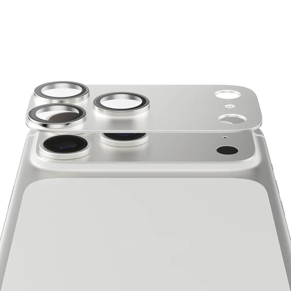 PanzerGlass Fender kameras aizsargs Silver iPhone