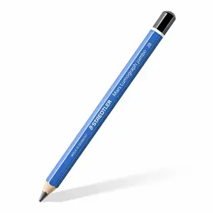 Zīmulis Staedtler 100J 2B, zils laka, svina biezums 5.3 mm, 1 gab