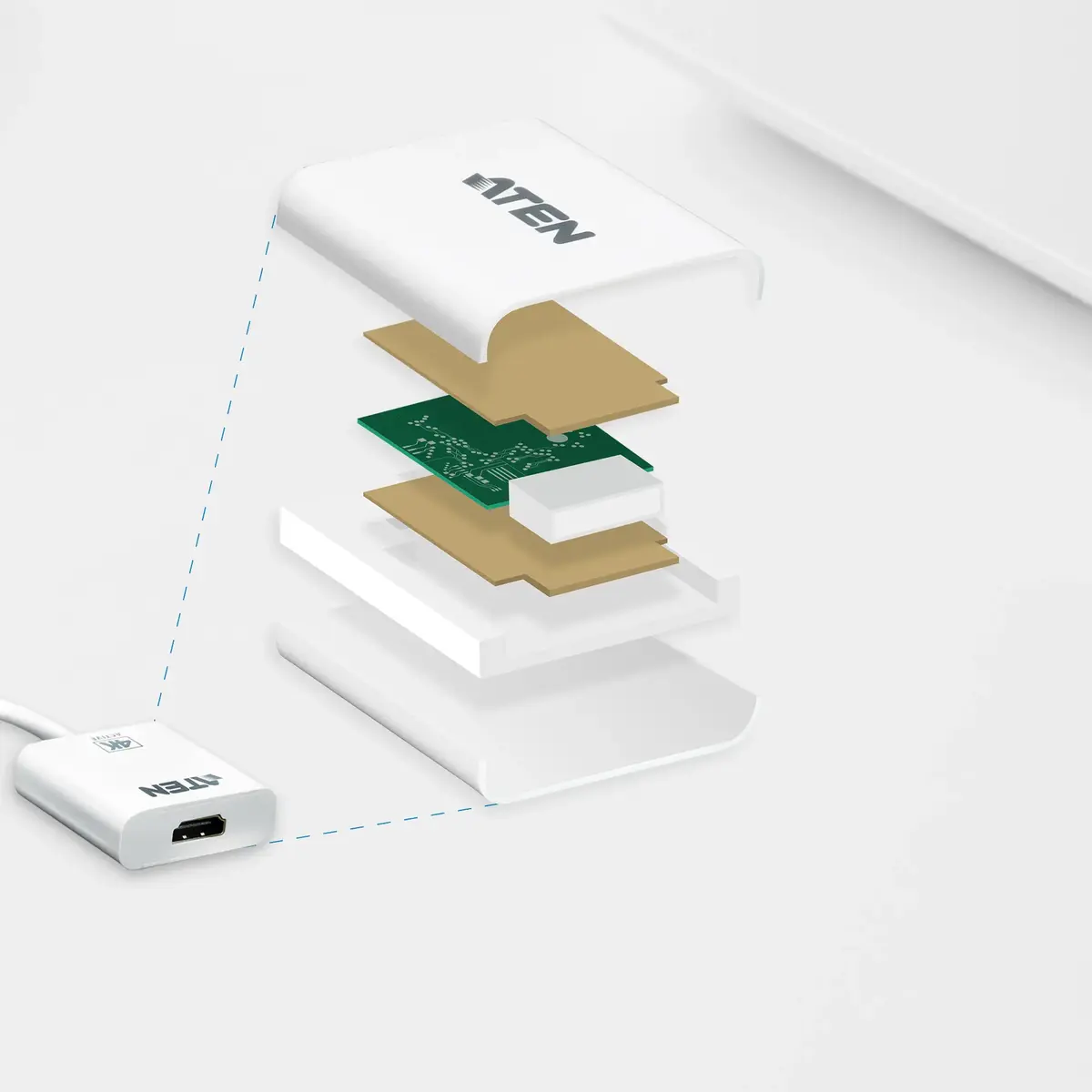 ATEN VC986 DisplayPort to HDMI adapter Photo 4