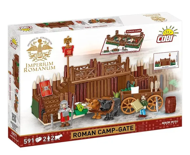 Cobi Imperium Romanum — Roman Camp Gate, 591 pcs Photo 2
