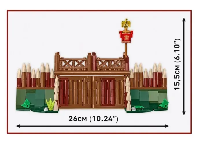 Cobi Imperium Romanum — Roman Camp Gate, 591 pcs Photo 3