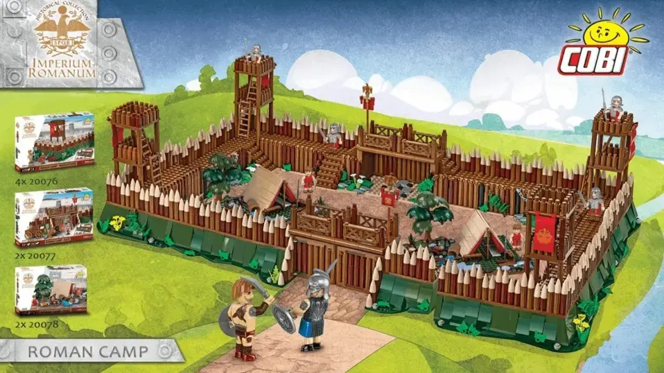 Cobi Imperium Romanum — Roman Camp Gate, 591 pcs Photo 4