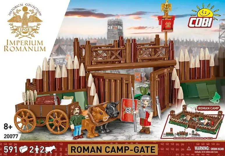 Cobi Imperium Romanum — Roman Camp Gate, 591 pcs Photo 8