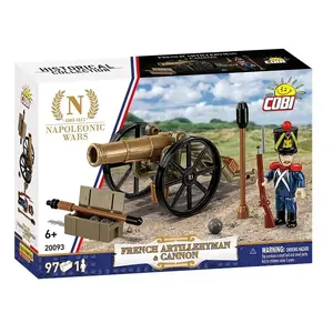 Building set Cobi French Artilleryman with Cannon 97 pieces