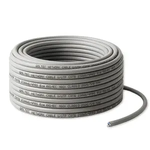 UTP patchcord cable QOLTEC CAT6 50 m Copper (Cu) grey