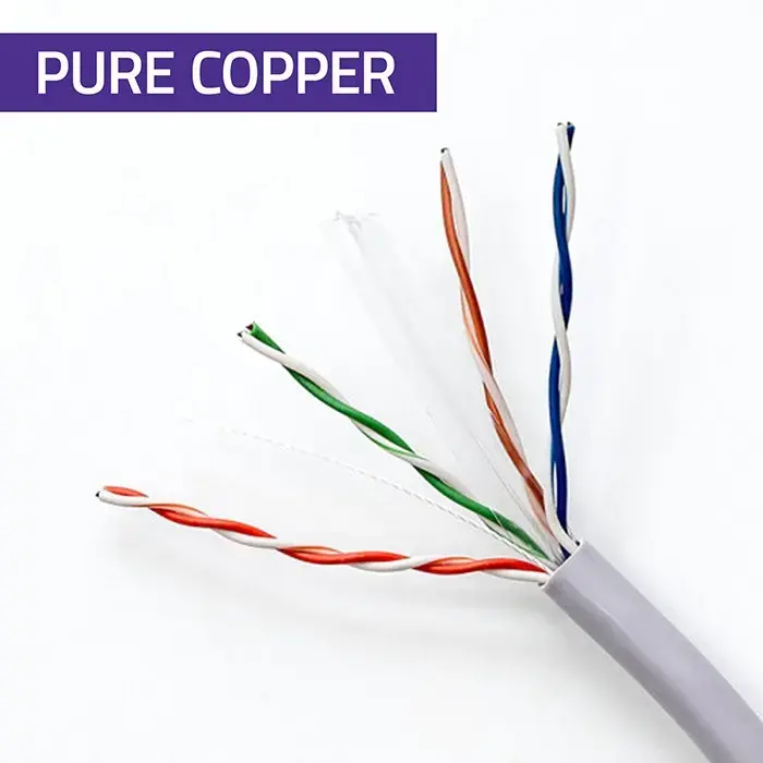 UTP patchcord QOLTEC CAT6 50 m vara pelēks Photo 2