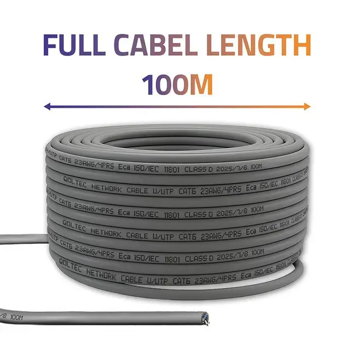 UTP CAT6 patchcord cable QOLTEC 54560 Photo 3