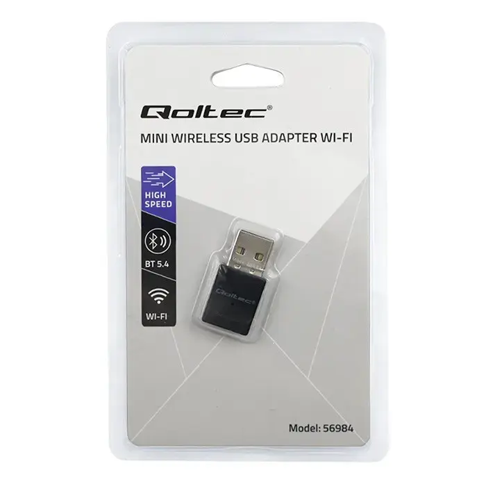 QOLTEC Wireless WiFi Adapter Standard AX BT 5.4 network card Photo 6