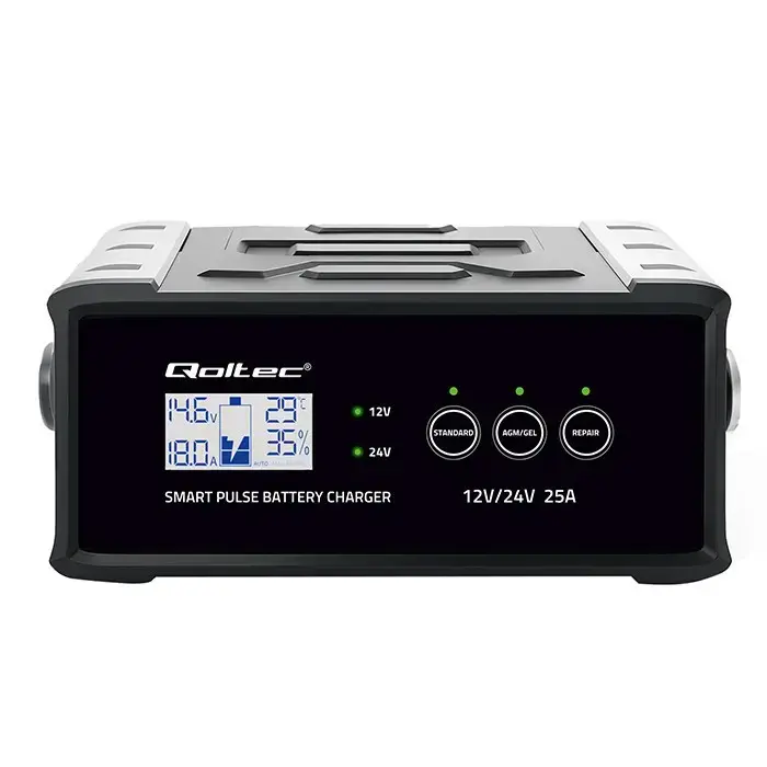 QOLTEC 52514 lādētājs 12V/24V 25A Photo 9