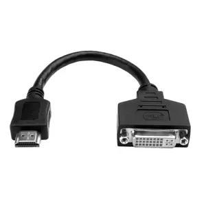 HDMI to DVI-D adapter cable EATON P132-08N, HDMI male to DVI-D female, 8 in (20.32 cm)