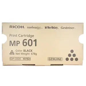 Картридж тонерный Ricoh MP 601 (407824) Чёрный, оригинальная замена для совместимых принтеров Ricoh