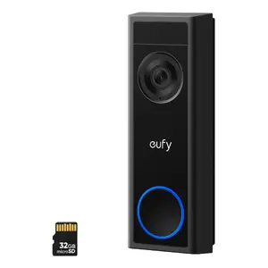 Video doorbell Eufy C31 2K with MicroSD support, 2560×1440, 6500 mAh, wired & wireless, black